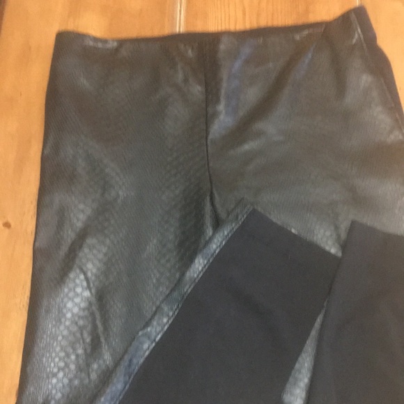DKNYC faux leather /cotton leggings - Picture 10 of 10